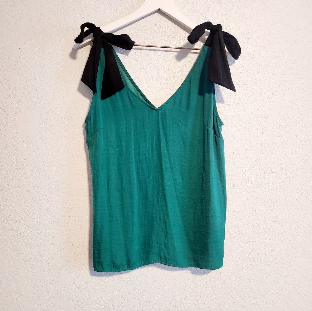 Green sleeveless top